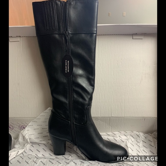 Alfani Carcha Size 8 Tall Boots Black NWT - Picture 2 of 4